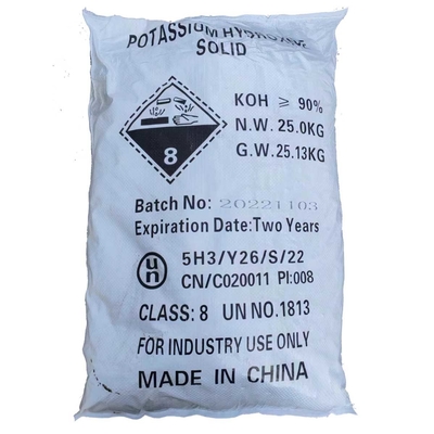 Детержентный Koh Cas 1310-58-3 90% 95% окисоводопода калия хлопьев каустического поташа
